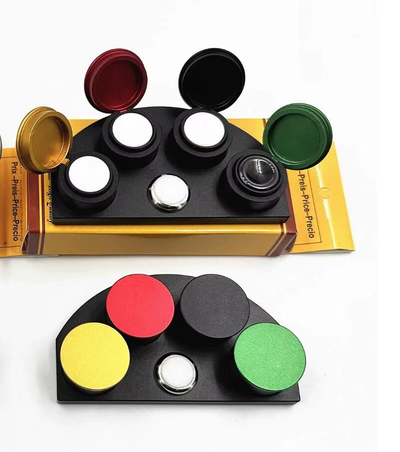 Watch Oiler Kit Alloy 4 Holes Watch Oil Dishes Oil Cup Dip Tool Watch Repairing Part Accessory Watch Repair Tools for Watchmaker - Lukas shop %