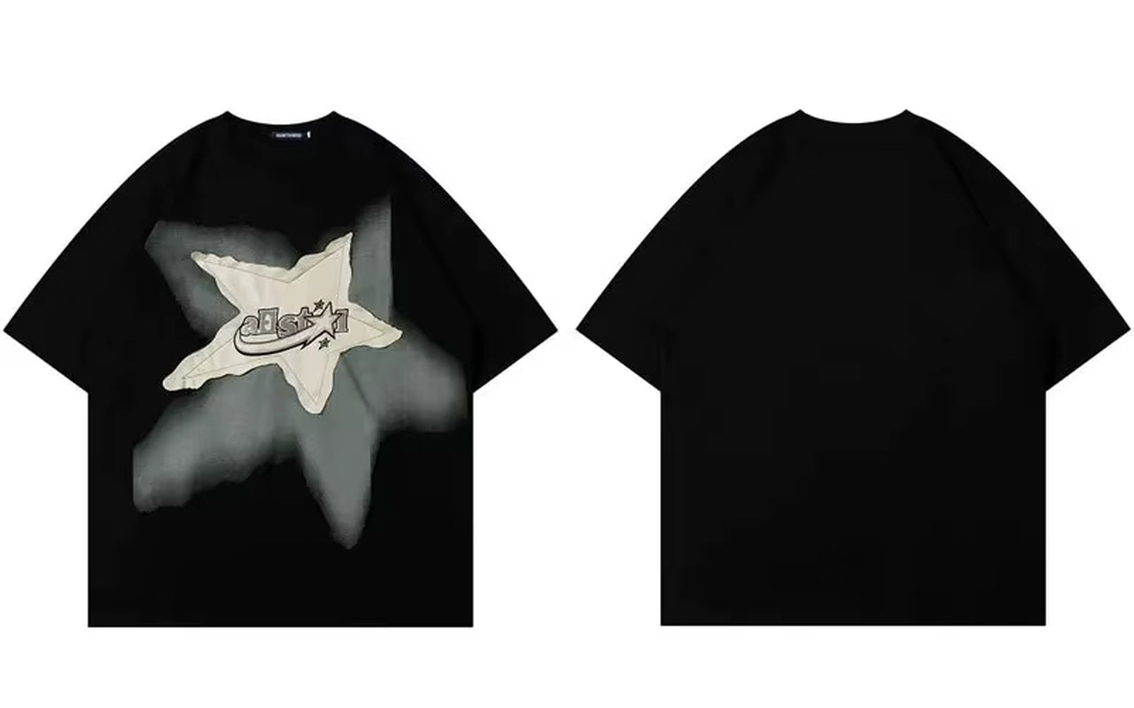 T-Shirt Streetwear Harajuku - Styl Y2K Hip Hop - Lukas shop %