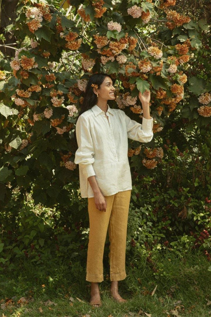 Summer Shirt in Off - white - Lukas shop %