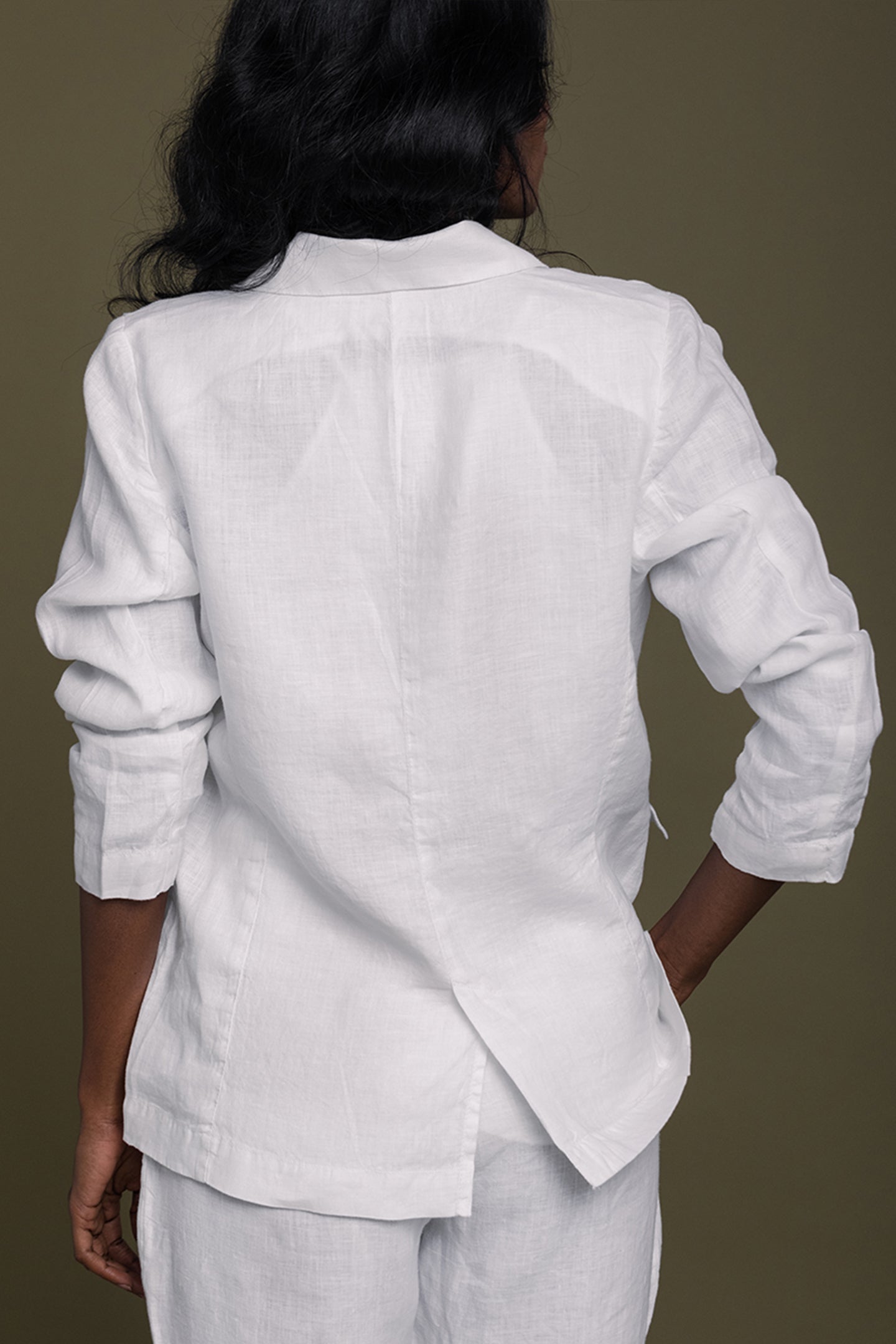Hemp Three Piece Set in White - Lukas shop %