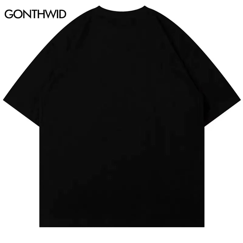 T-Shirt Streetwear Harajuku - Styl Y2K Hip Hop - Lukas shop %