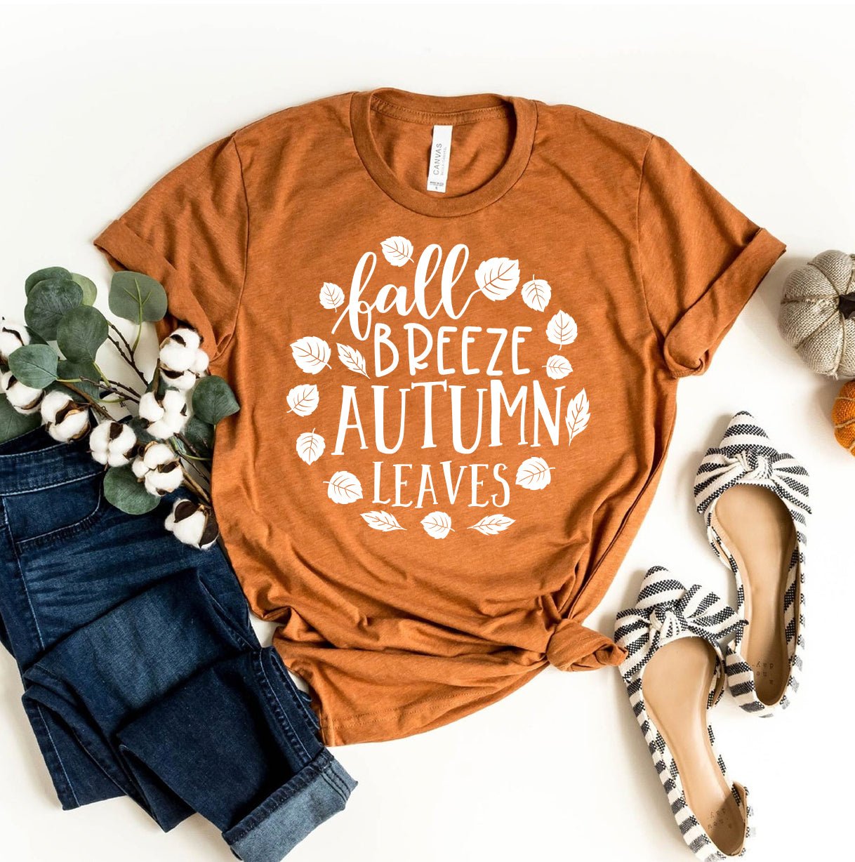 Fall Breeze Autumn Leaves T-shirt - Lukas shop %
