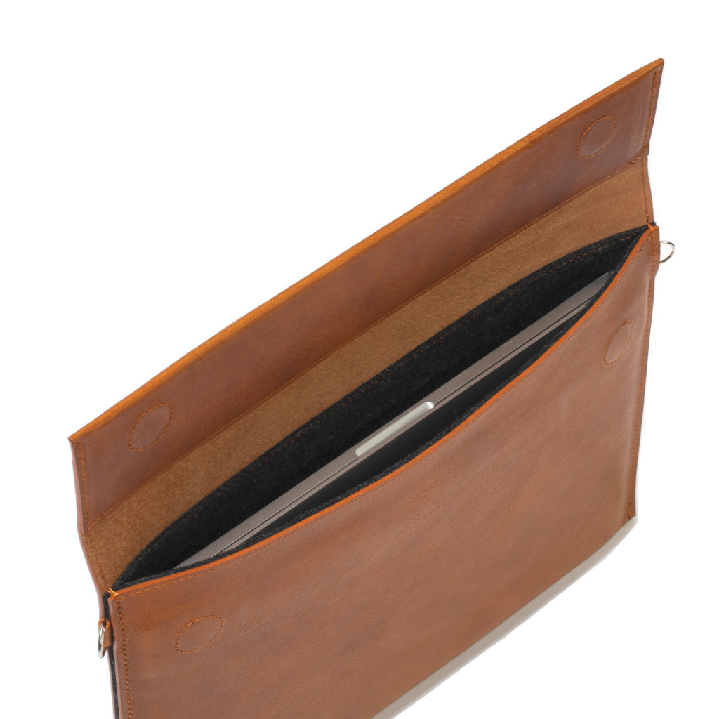 Leather Bag for MacBook - The Minimalist 2.0 - Lukas shop %