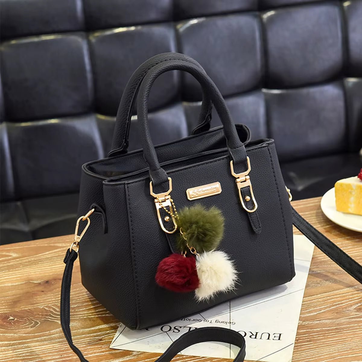 Elegancka Torebka Damska Vintage z Chwostem - Lukas shop %