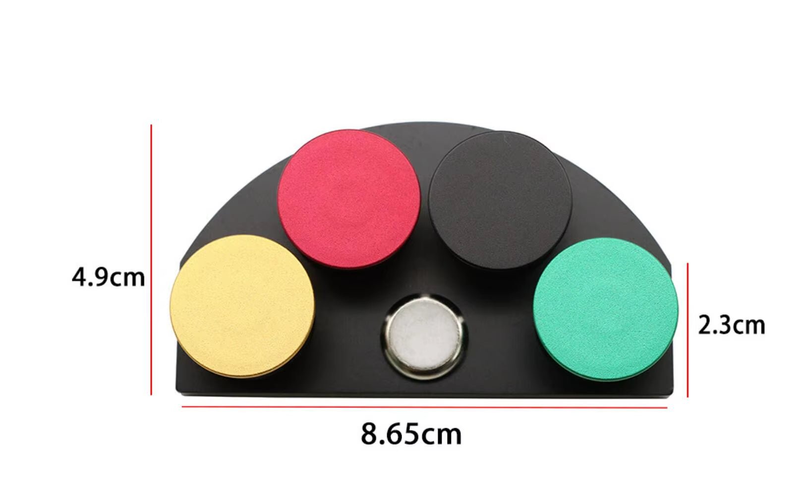 Watch Oiler Kit Alloy 4 Holes Watch Oil Dishes Oil Cup Dip Tool Watch Repairing Part Accessory Watch Repair Tools for Watchmaker - Lukas shop %