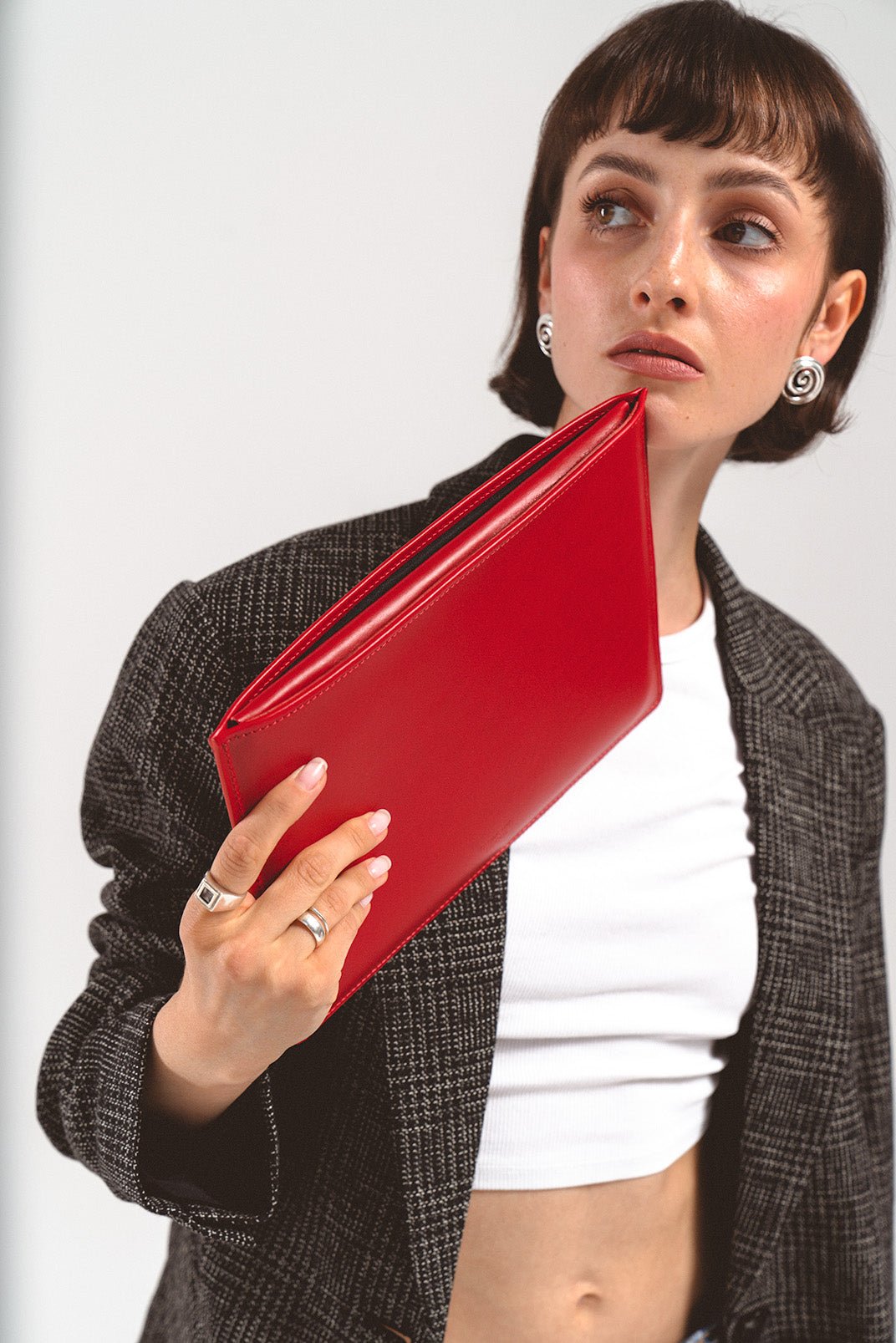 Slim Leather Sleeve for iPad - Lukas shop %