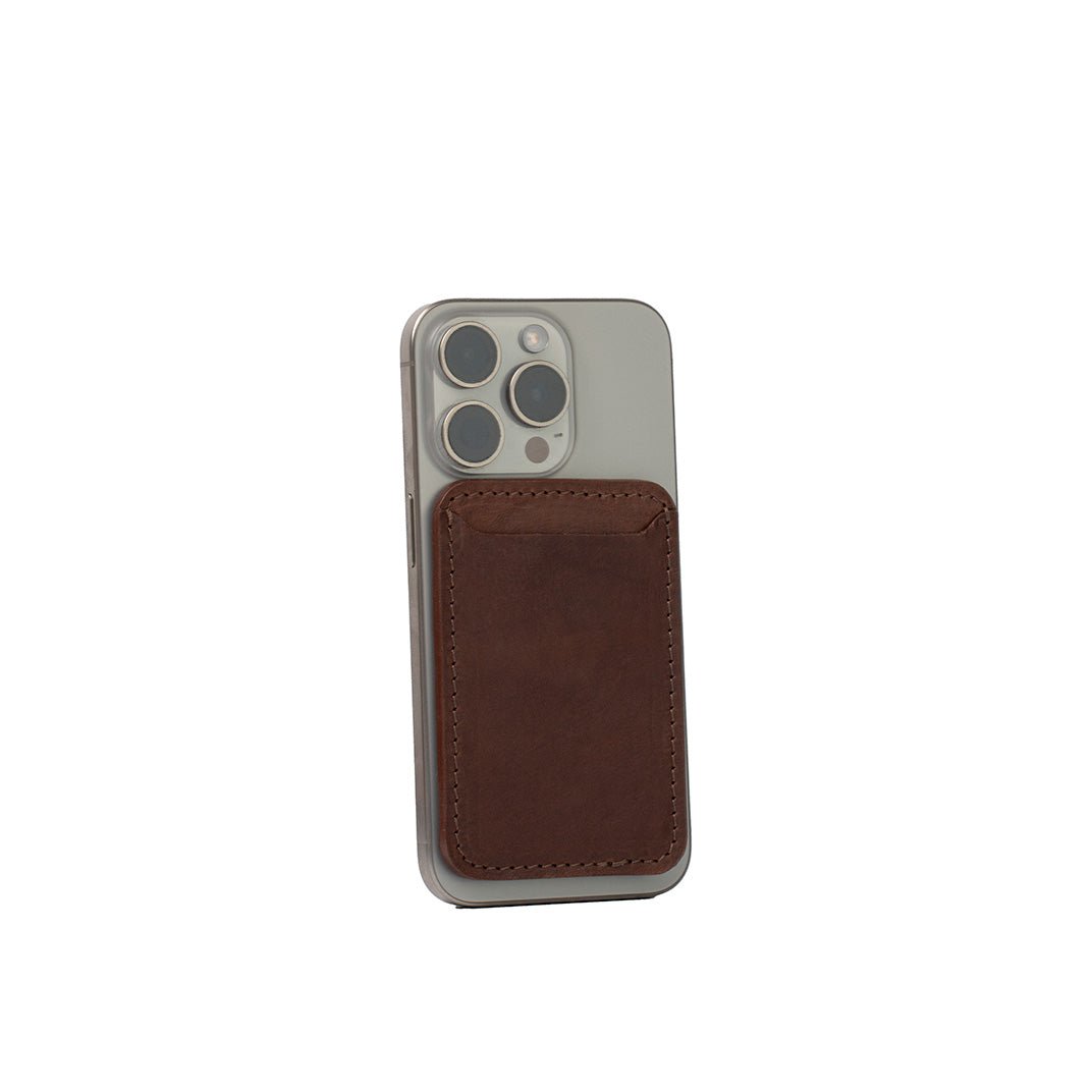 Full - Grain Leather MagSafe wallet - Classic - Lukas shop %