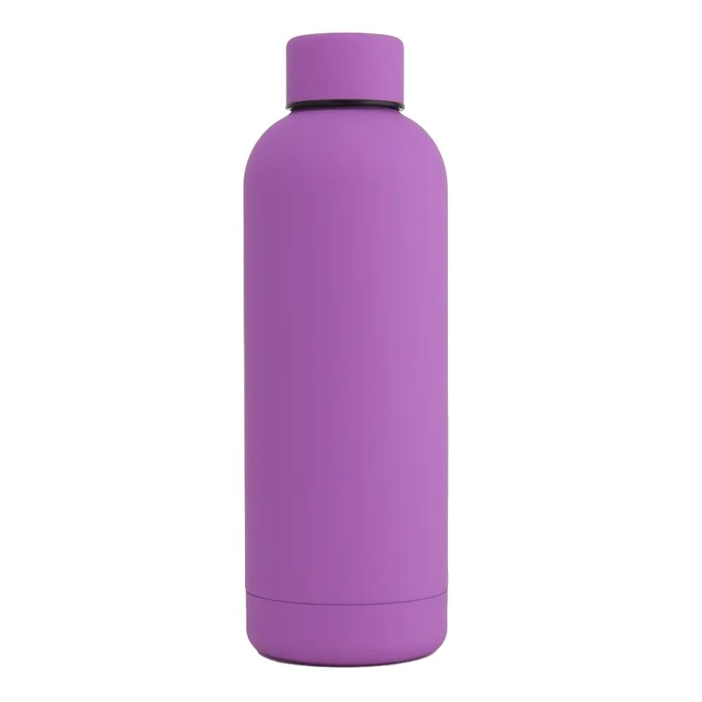 17oz Rubber Vacuum Insulated Stainless Steel Water Bottle - Lukas shop %