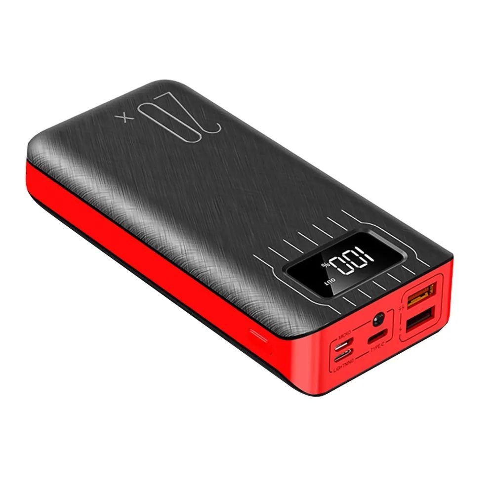 20000mAh External Battery Power Bank Dual USB With LED Flashlight - Lukas shop %