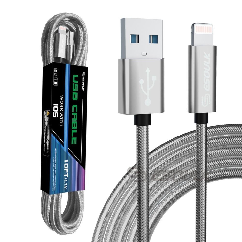 10FT USB Cable For IPhone XS/XR/XS MAX 1.7A - Lukas shop %